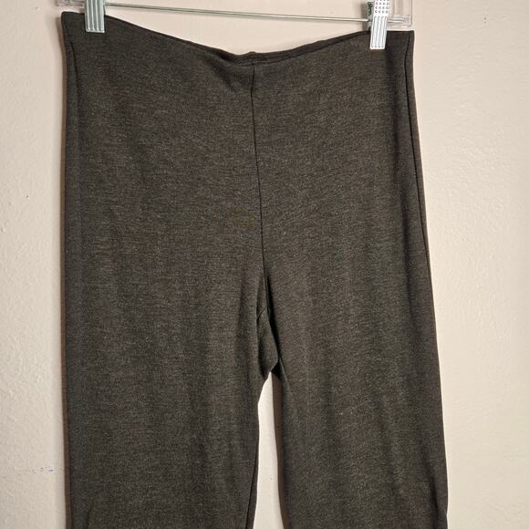Vince Stretch Knit Elastic Waist Pull On Pant Charcoal M Elevated Casual Comfort - Picture 1 of 9